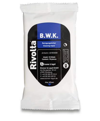 B.W.K. Cleaning wipes-RIVOLTA Cleaners von Bremer & Leguil